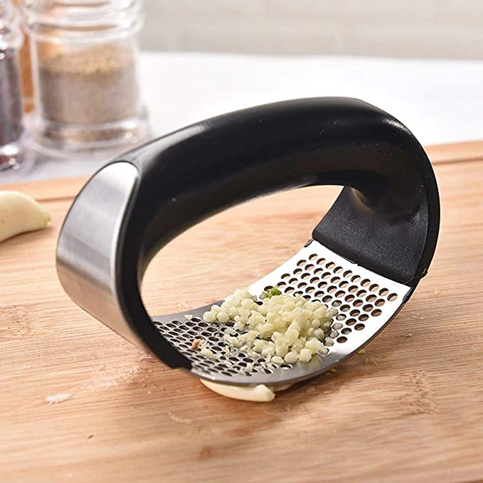 Espremedor Amassador de Alho Inox